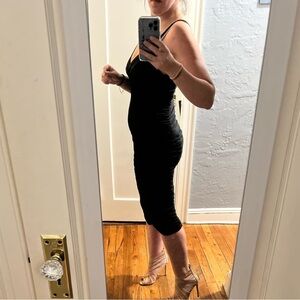 Bebe Little Black Midi Dress S